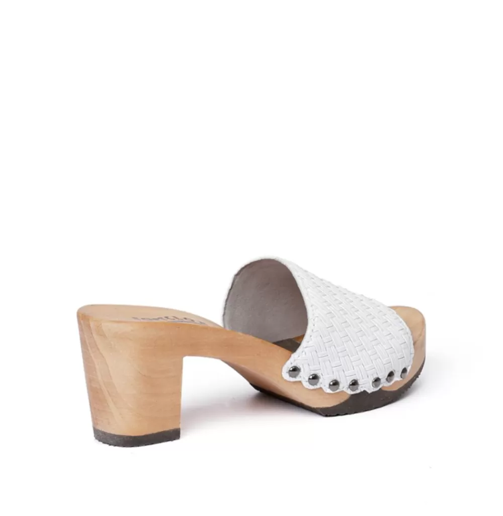 SOFTCLIX Romy Twist Bianco (Hazelnut)<Frau Pantoletten