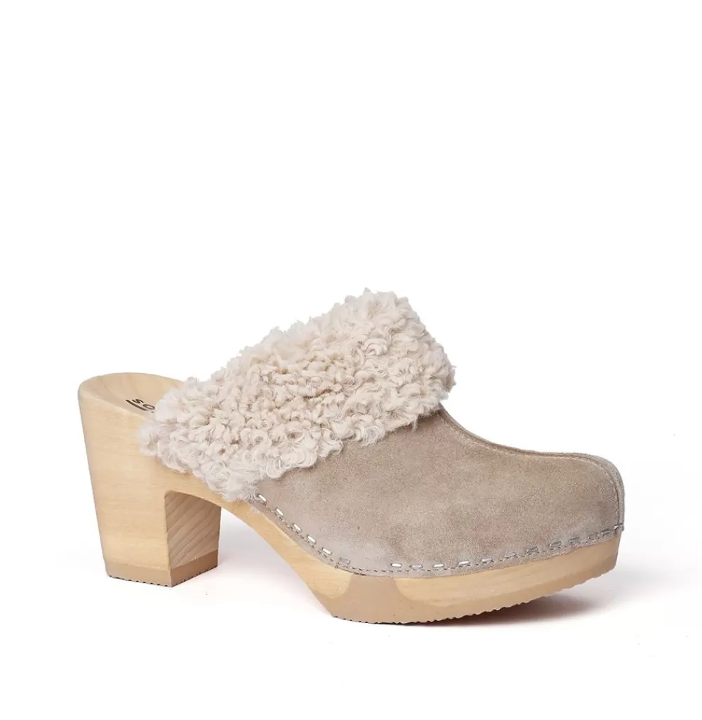 SOFTCLIX Serafina Kaschmir/Wf Taupe (Natur)<Frau Clogs