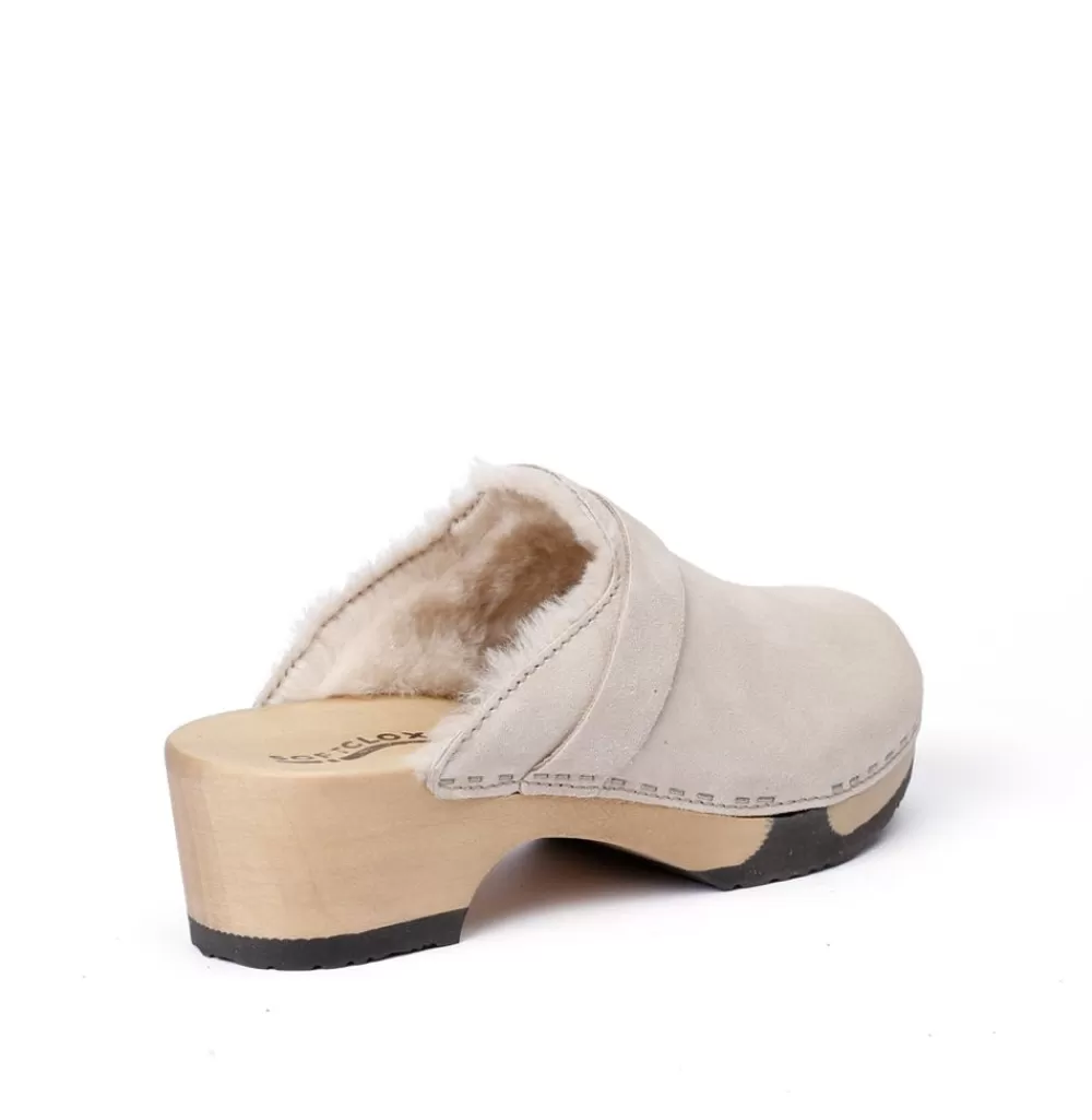 SOFTCLIX Taira Kaschmir/Lf Leinen (Hazelnut)<Frau Clogs