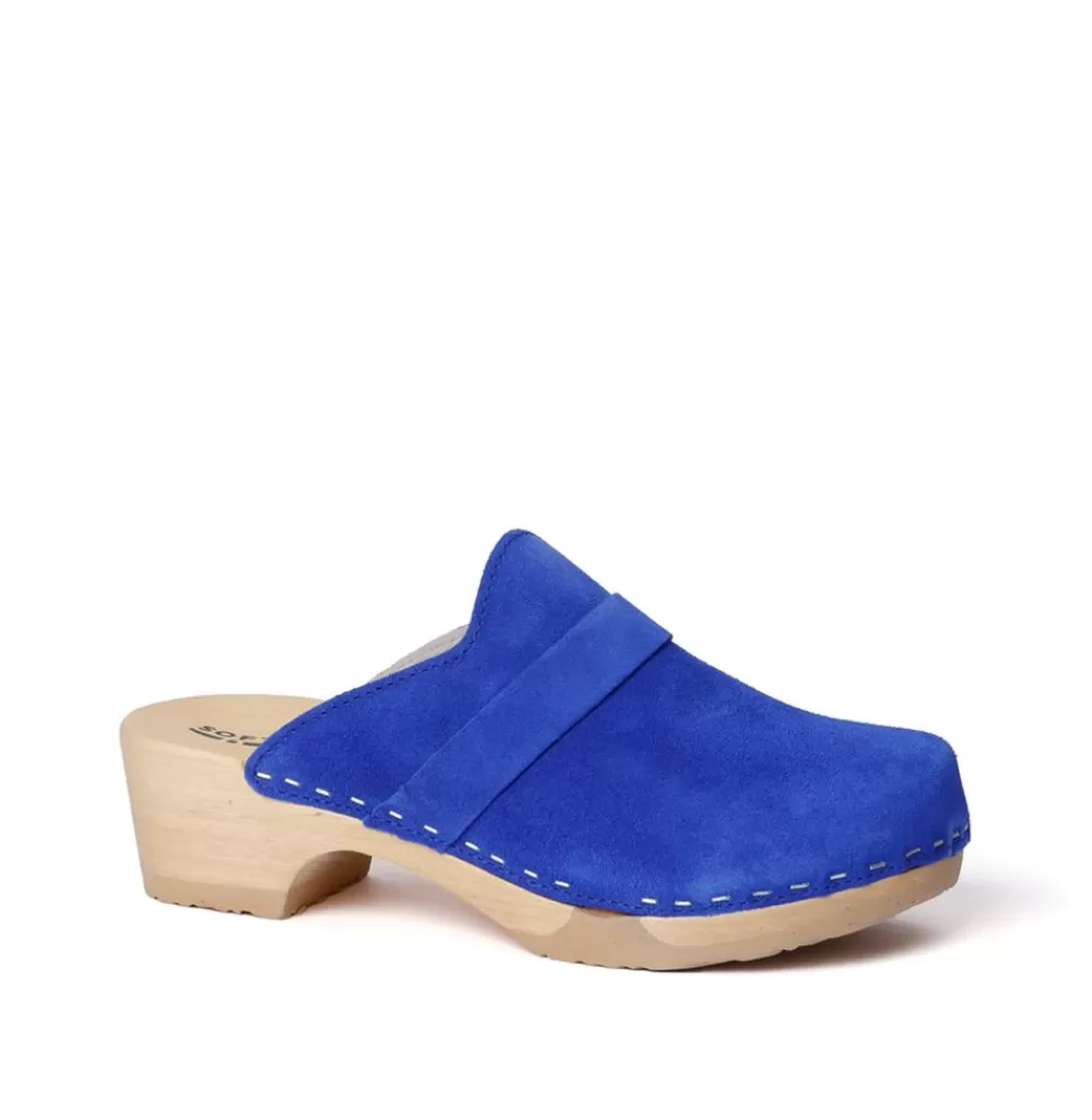 SOFTCLIX Tamina Kaschmir Blue Orchid (Natur)<Frau Clogs
