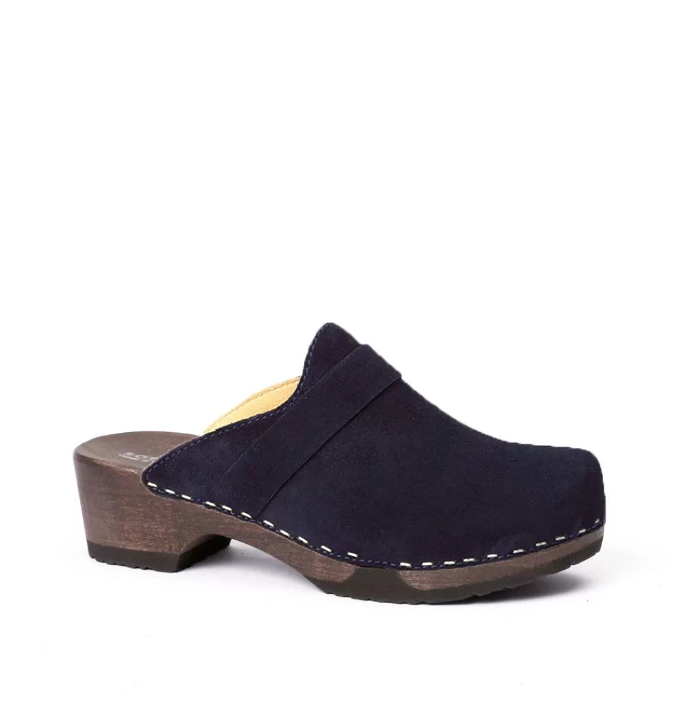 SOFTCLIX Tamina Kaschmir Dark Ocean (Dunkel)<Frau Clogs