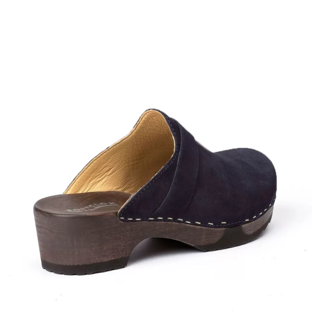 SOFTCLIX Tamina Kaschmir Dark Ocean (Dunkel)<Frau Clogs
