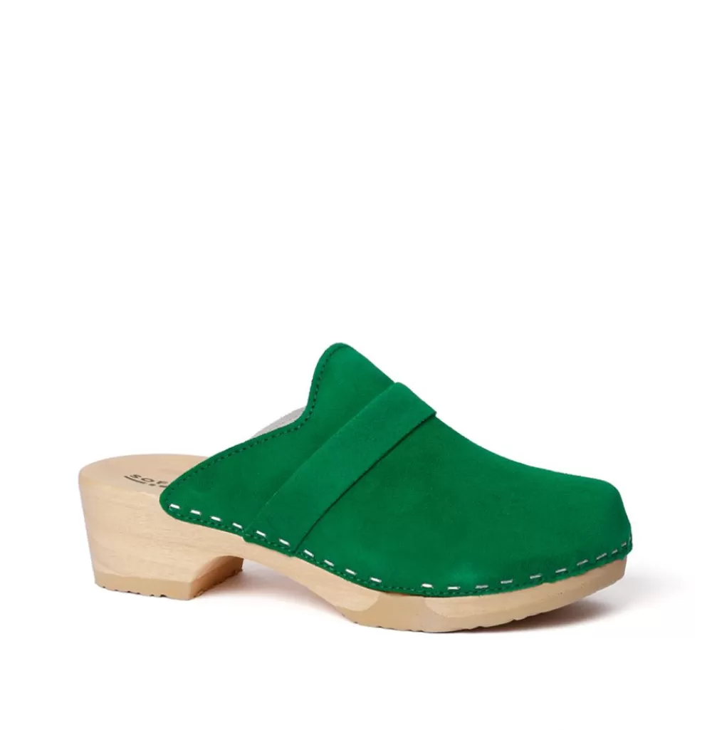 SOFTCLIX Tamina Kaschmir Fashiongreen (Natur)<Frau Clogs
