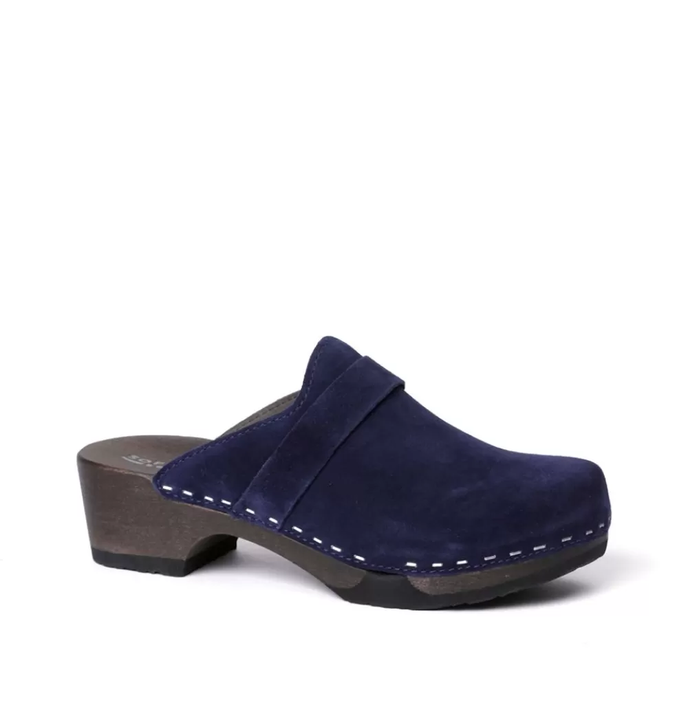 SOFTCLIX Tamina Kaschmir Midnight (Dunkel)<Frau Clogs
