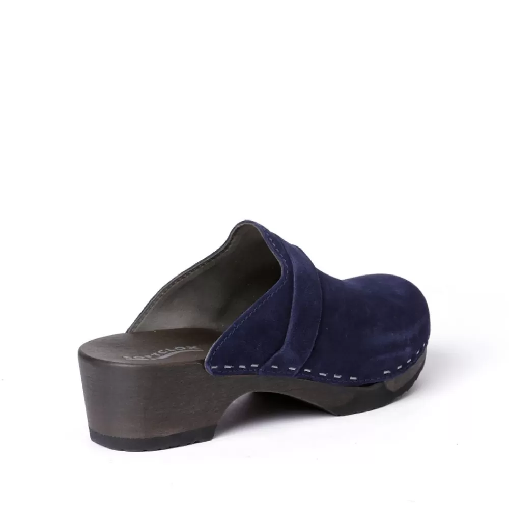 SOFTCLIX Tamina Kaschmir Midnight (Dunkel)<Frau Clogs