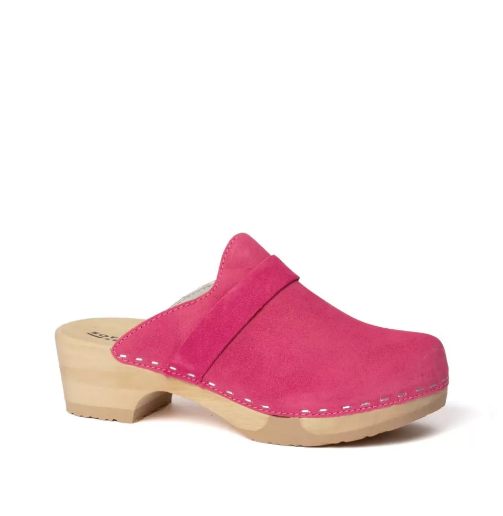 SOFTCLIX Tamina Kaschmir Pink Kiss (Natur)<Frau Clogs