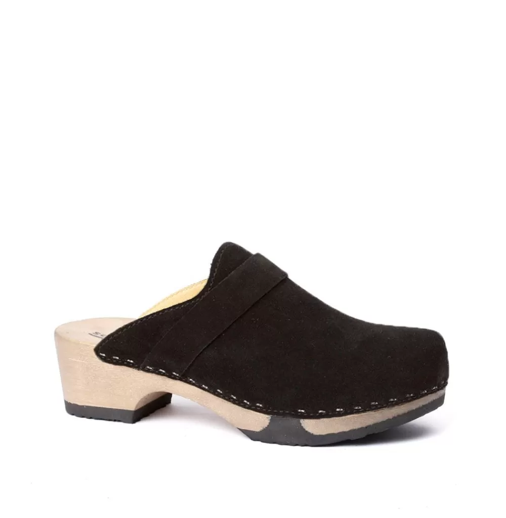 SOFTCLIX Tamina Kaschmir Schwarz (Hazelnut)<Frau Clogs