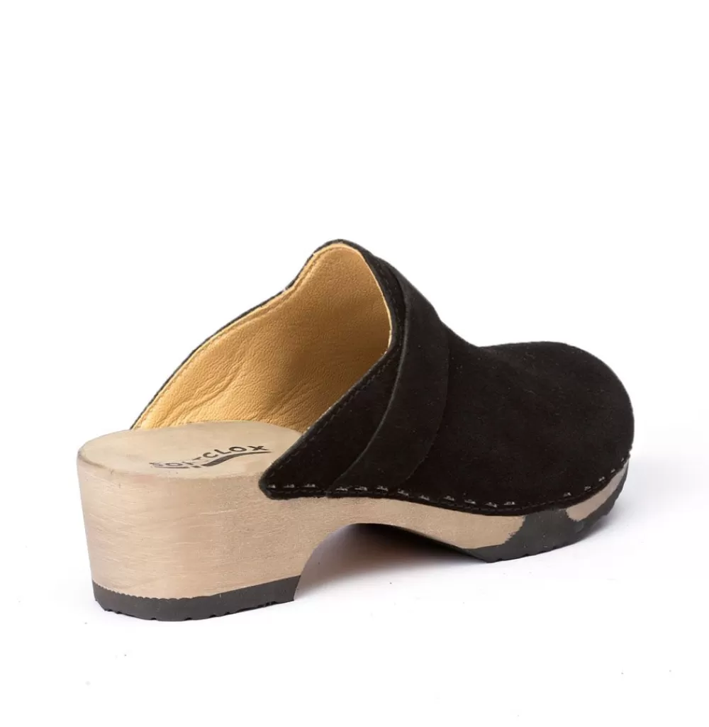 SOFTCLIX Tamina Kaschmir Schwarz (Hazelnut)<Frau Clogs