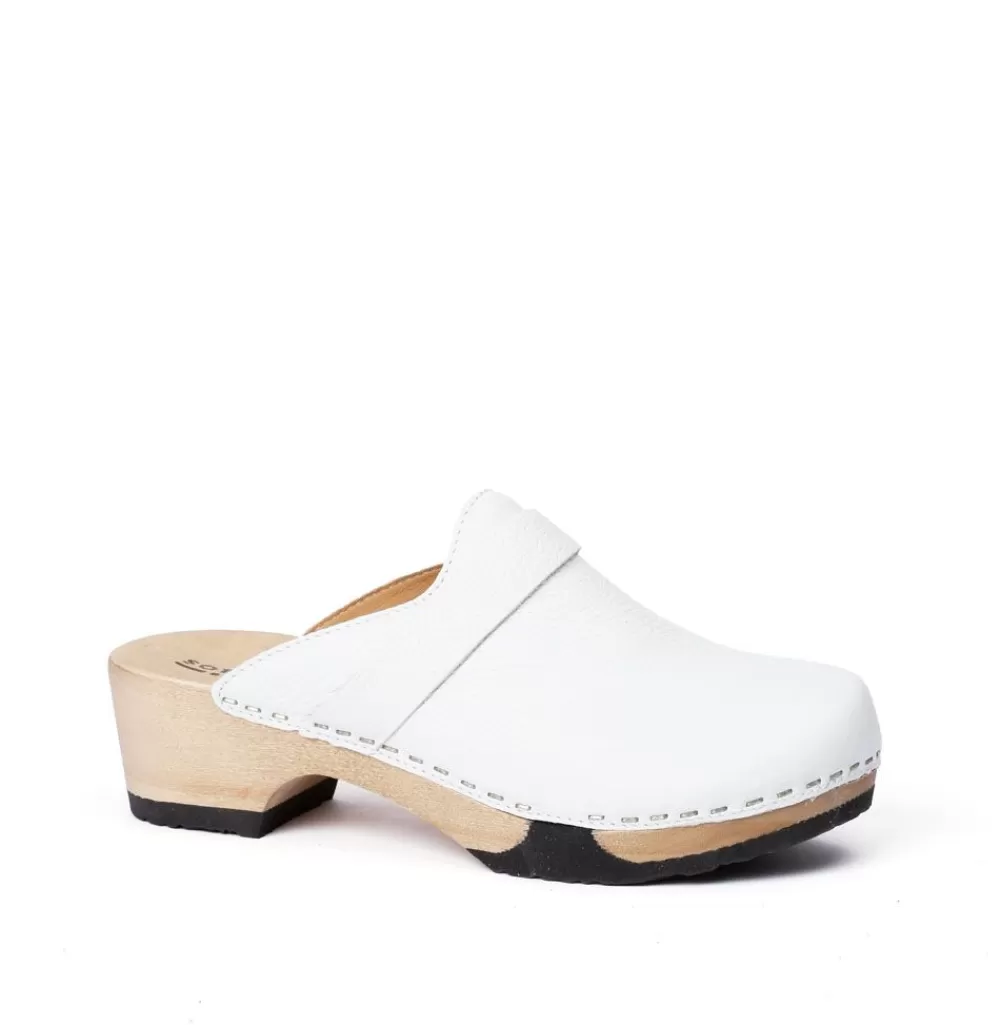 SOFTCLIX Tamina Nappa Weis (Hazelnut)<Frau Clogs