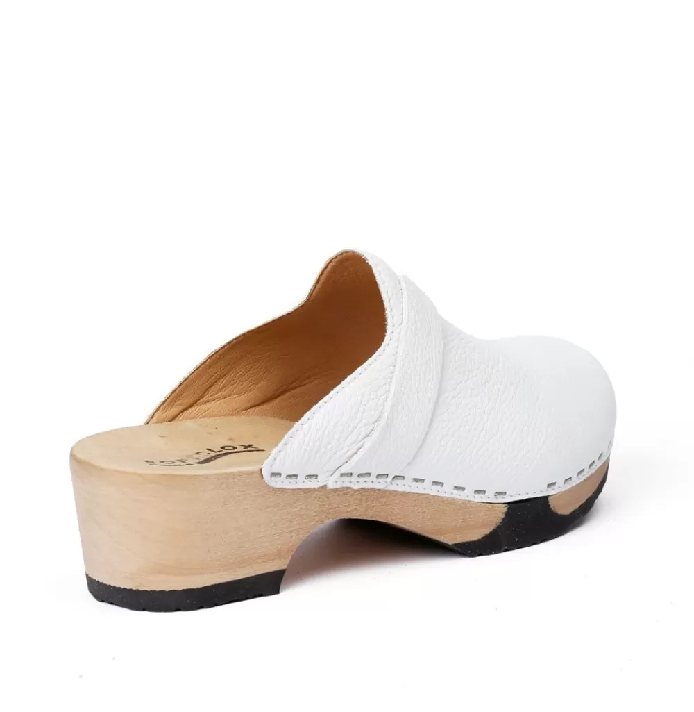 SOFTCLIX Tamina Nappa Weis (Hazelnut)<Frau Clogs