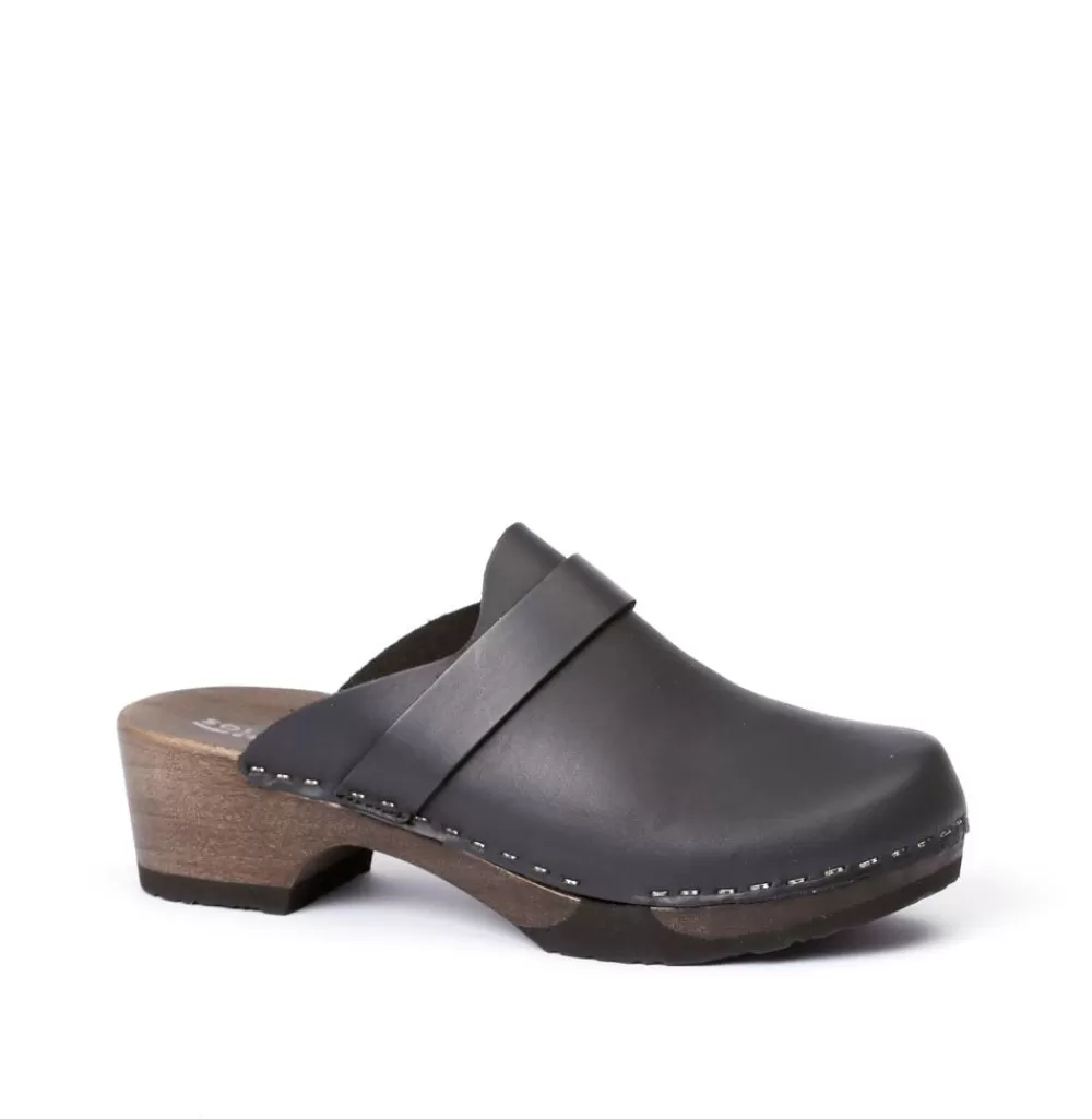 SOFTCLIX Tamina Softnappa Schwarz (Dunkel)<Frau Clogs