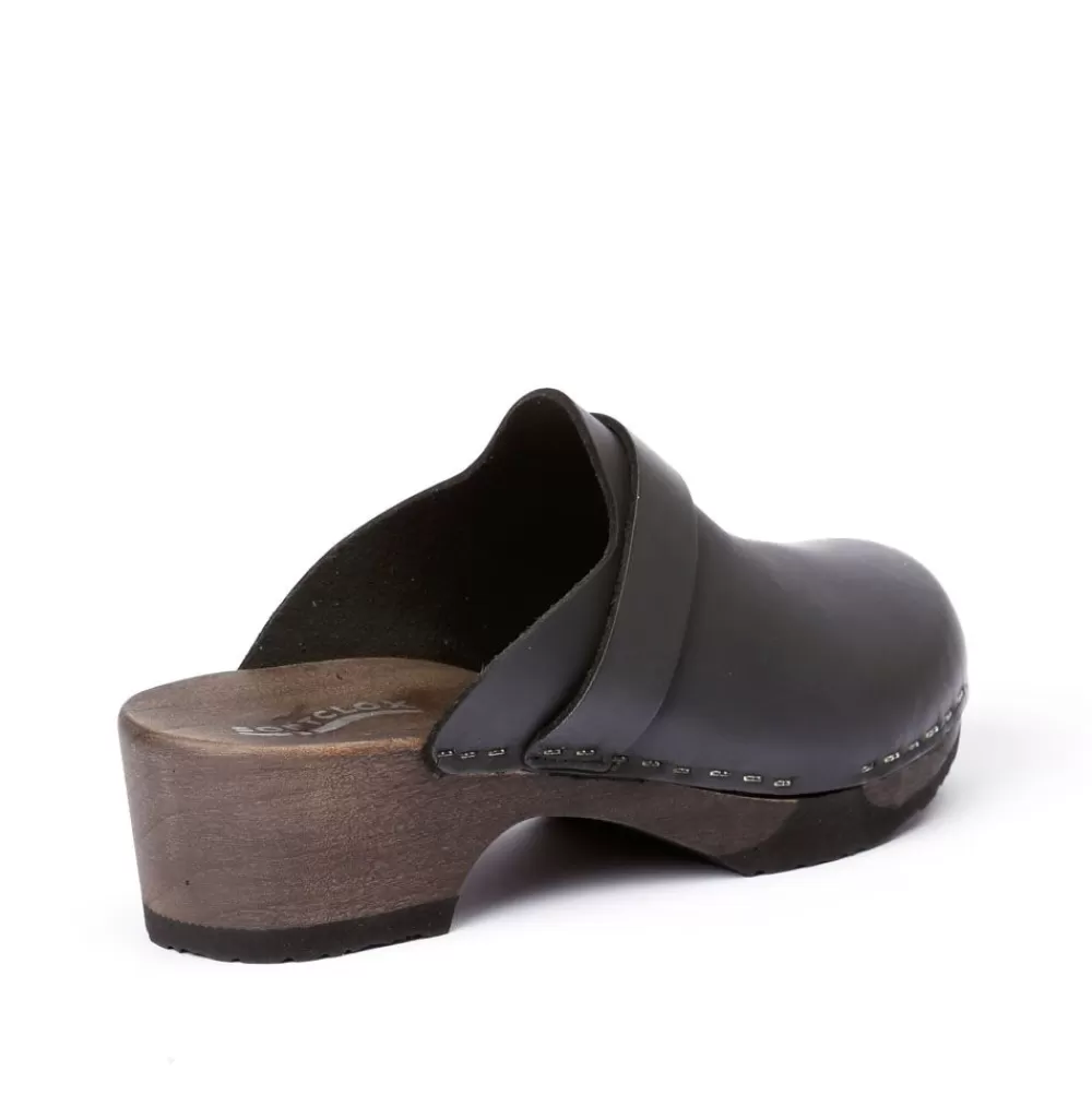 SOFTCLIX Tamina Softnappa Schwarz (Dunkel)<Frau Clogs