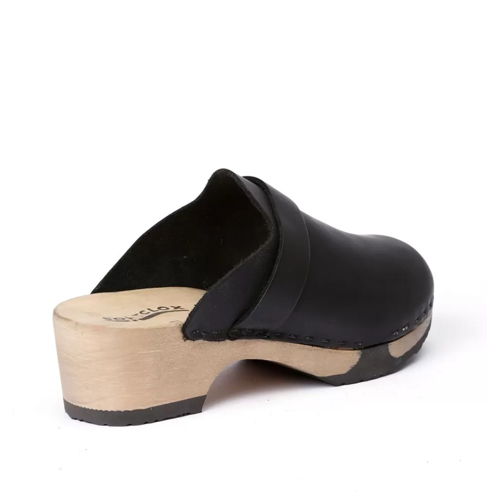 SOFTCLIX Tamina Softnappa Schwarz (Hazelnut)<Frau Clogs