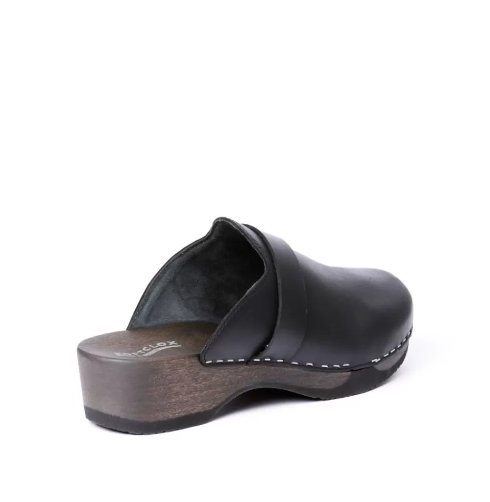 SOFTCLIX Tamino Softnappa Schwarz (Dunkel)<Frau Clogs