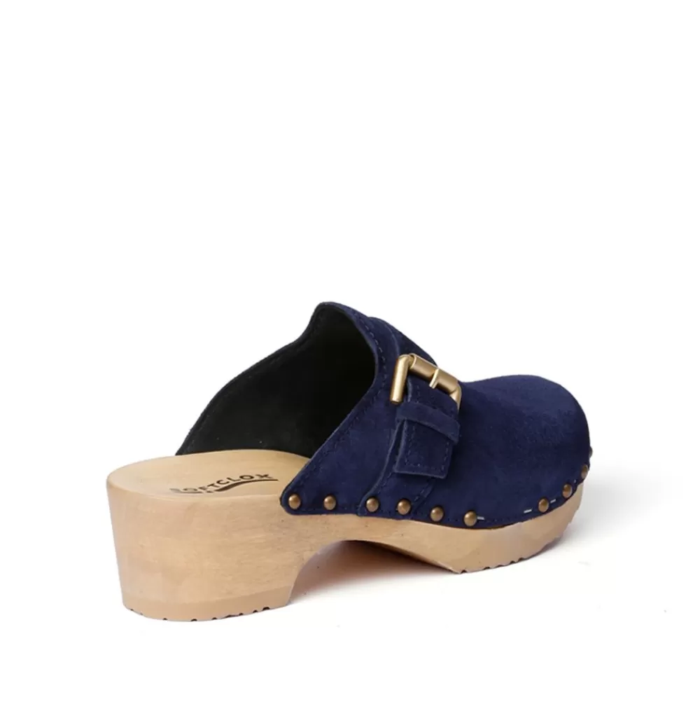 SOFTCLIX Tomma Kaschmir Midnight (Natur)<Frau Clogs