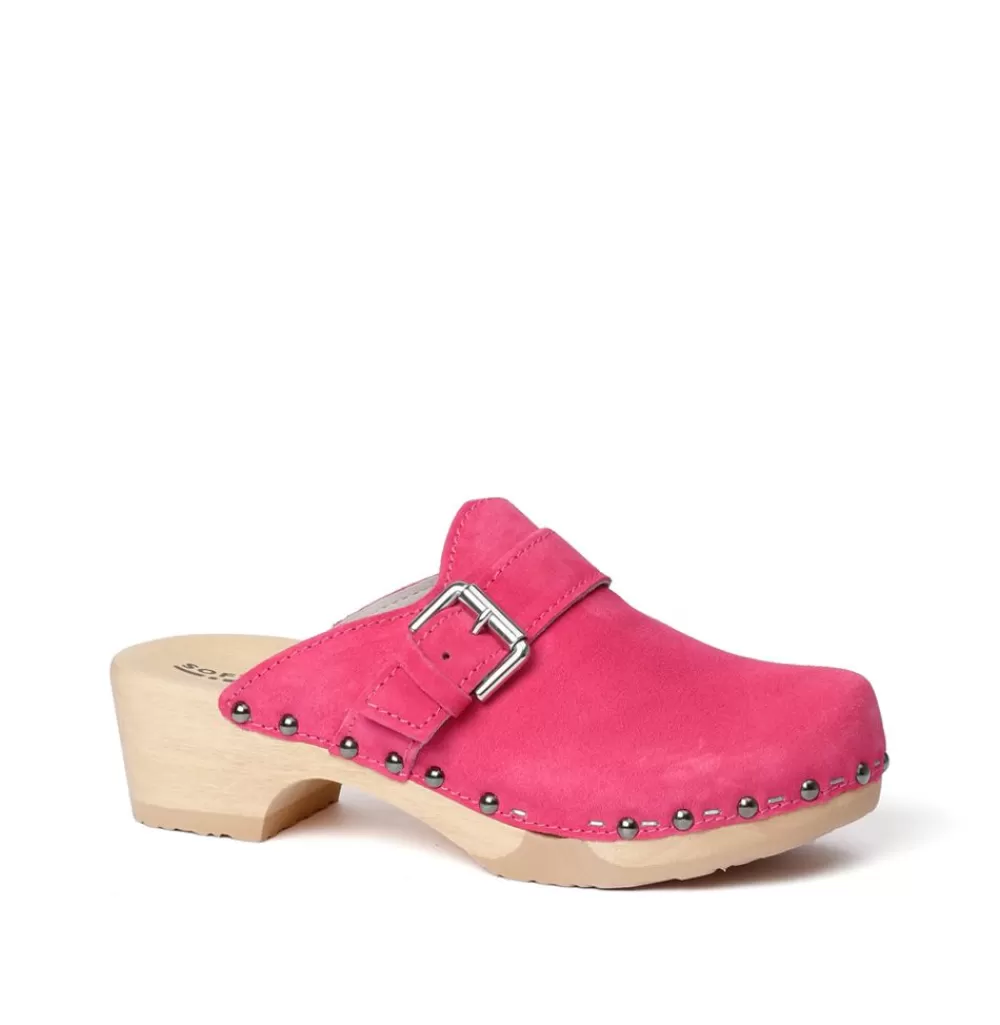SOFTCLIX Tomma Kaschmir Pink Kiss (Natur)<Frau Clogs