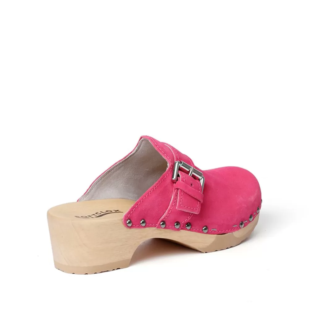 SOFTCLIX Tomma Kaschmir Pink Kiss (Natur)<Frau Clogs