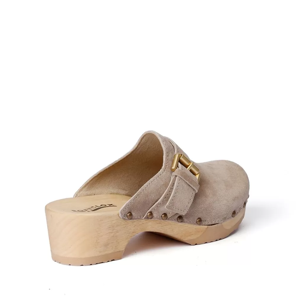 SOFTCLIX Tomma Kaschmir Taupe (Natur)<Frau Clogs