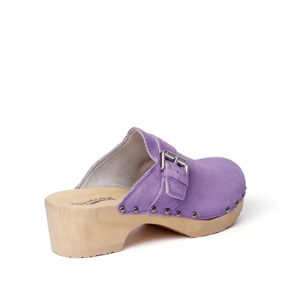 SOFTCLIX Tomma Kaschmir Violett (Natur)<Frau Clogs