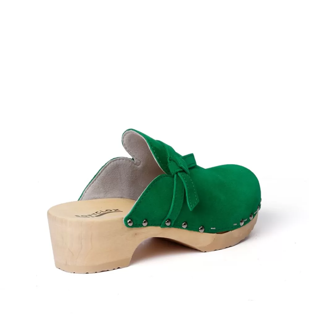 SOFTCLIX Torina Kaschmir Fashiongreen (Natur)<Frau Clogs