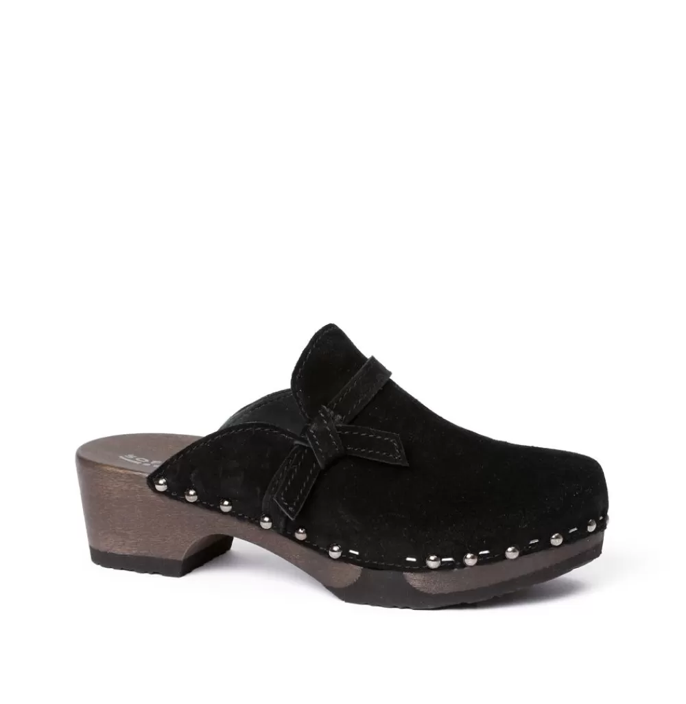 SOFTCLIX Torina Kaschmir Schwarz (Dunkel)<Frau Clogs