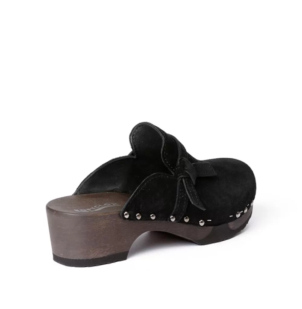 SOFTCLIX Torina Kaschmir Schwarz (Dunkel)<Frau Clogs