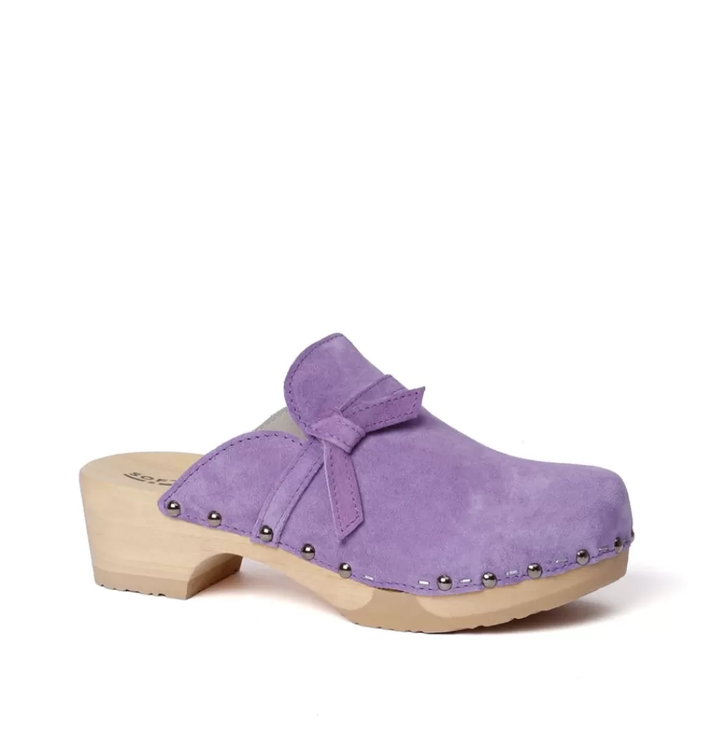 SOFTCLIX Torina Kaschmir Violett (Natur)<Frau Clogs